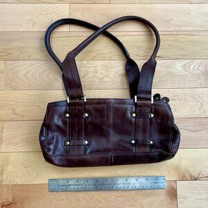 Soft Brown Leather Shoulder Bag